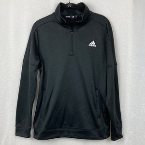 Adidas Women's Black Quarter-Zip Jacket